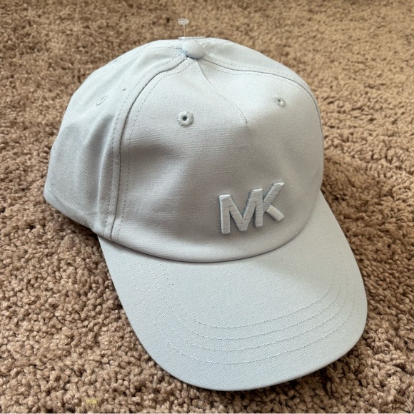 NWT MICHAEL KORS Light Blue Logo Cap/Hat One Size - Picture 7 of 8